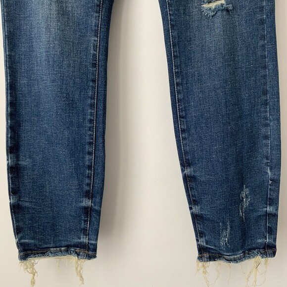 Judy Blue Home Along Mid Rise Relaxed Fit Jeans Distressed 28 - Picture 4 of 9